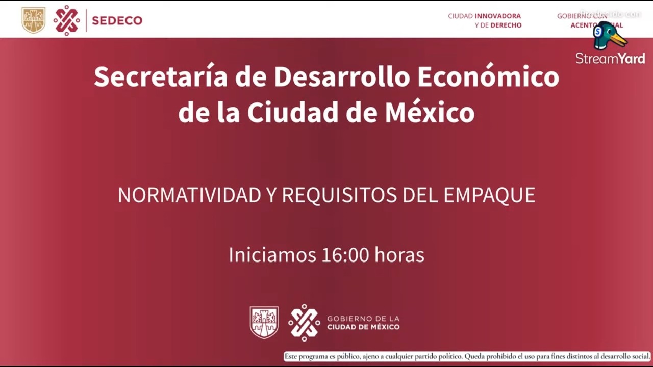 Semana del Empaque CDMX | Felipe Cedillo | Normativa y requisitos del empaque
