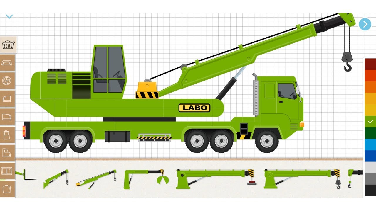 Labo Construction Truck | Front Crane Truck