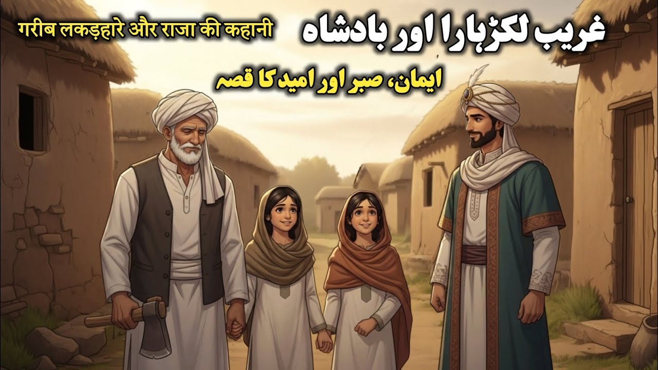 Ghareeb Lakarhara Aur Badshah Ka Kissa ~ Urdu Hindi Moral Stories ~ Sachi Kahani ~ Dilkash Kahani