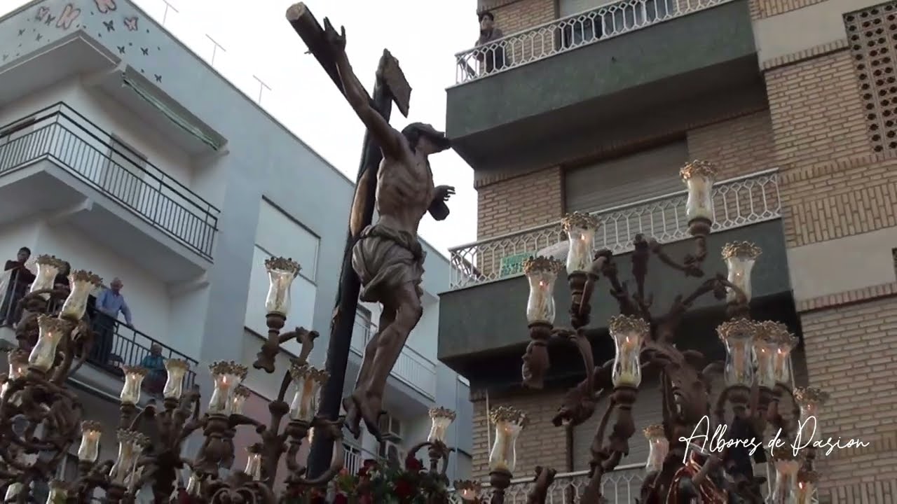 VIERNES SANTO JÓDAR 2022 - Santísimo Cristo de la Expiración por la Calle Joaquín Galván