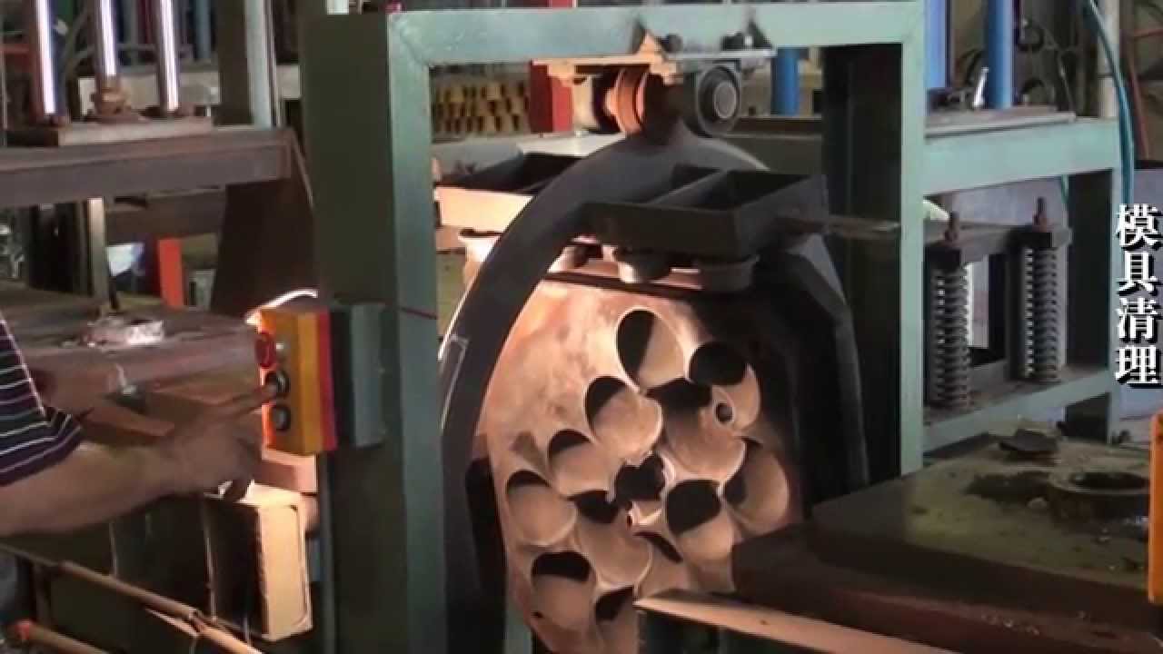 Automatic sand coated metal mold grinding ball/mill balls assembly line