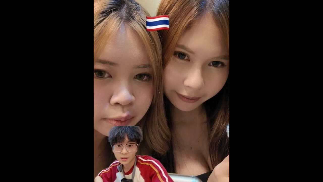 泰国街头搭讪-可爱姐妹花给我唱中文歌还请我吃饭！！ #欢乐多er #vlog #泰国 #青年创作者成长计划