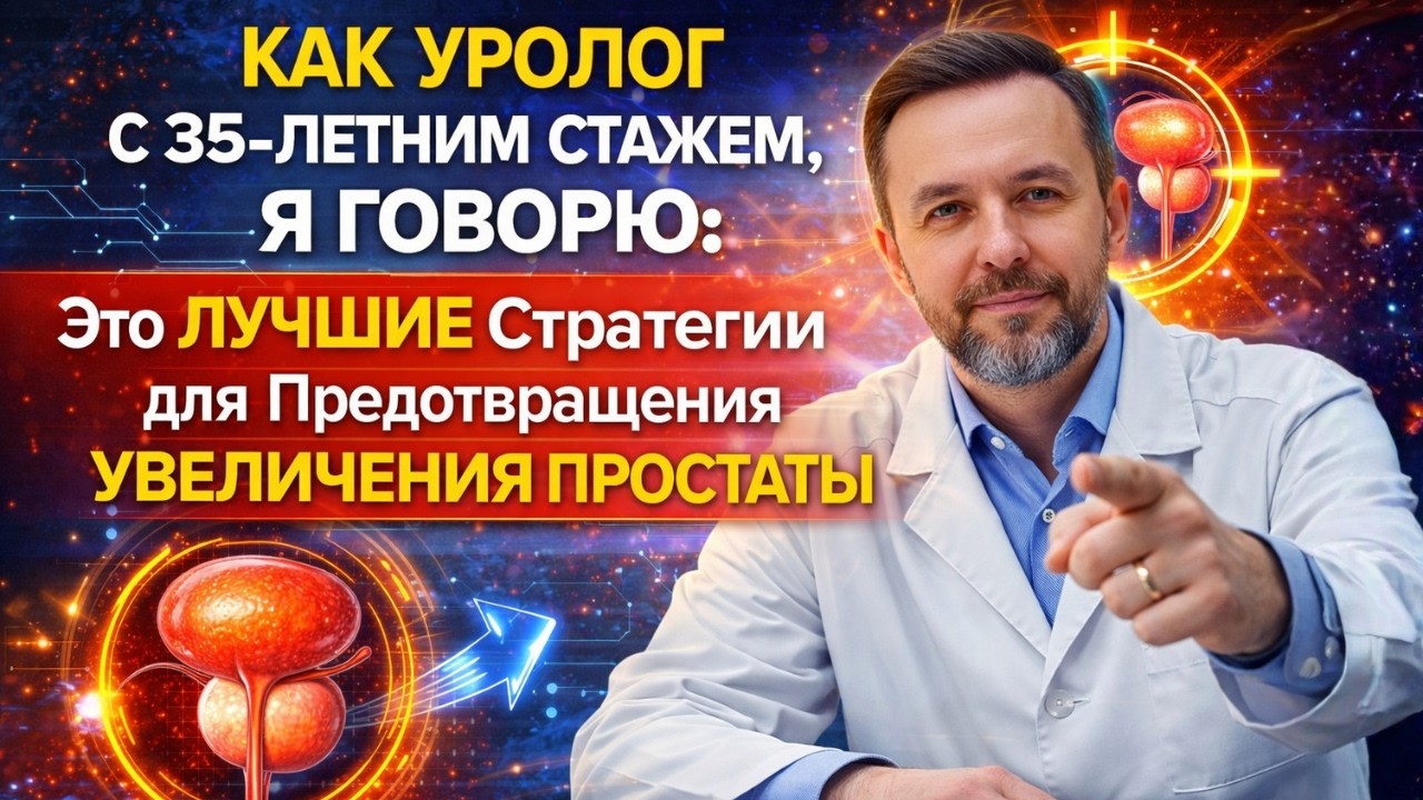 Как УРОЛОГ с 35-летним Стажем, Я Говорю: Это ЛУЧШИЕ Стратегии для Предотвращения УВЕЛИЧЕНИЯ ПРОСТАТЫ