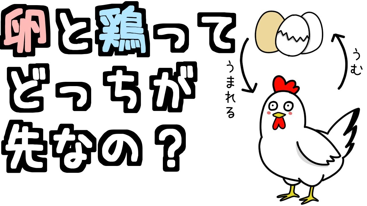 【永遠の謎】結局卵と鶏どっちが先なの？【小学生でもわかる科学・ざっくり解説】