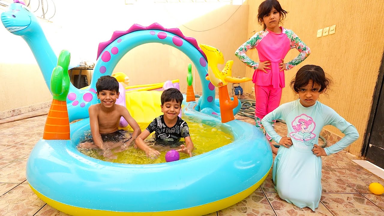 العيال أخذو مسبح البنات شوفوا كيف !!