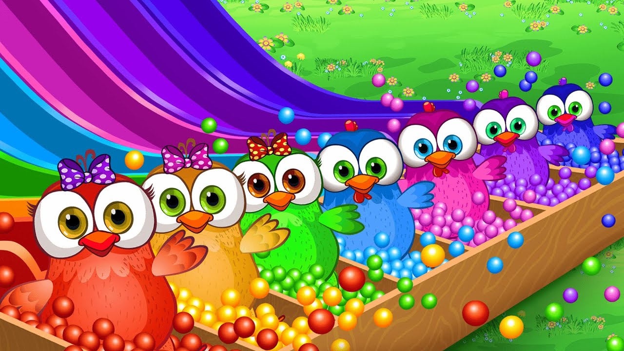 🎶Siete Pollos Blancos: Aventuras Musicales para Niños | Canciones Infantiles en Español🎶