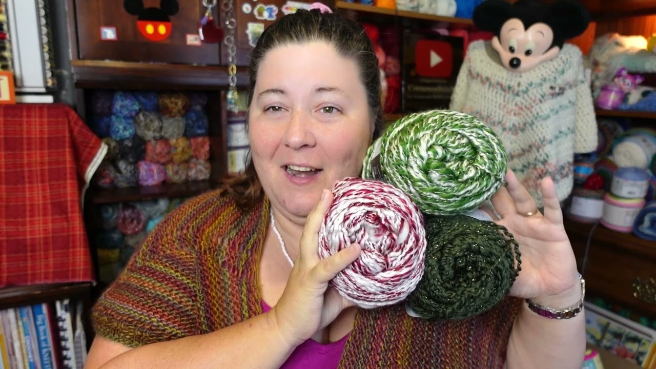 Holiday Colored yarn, I think I am hooked!
