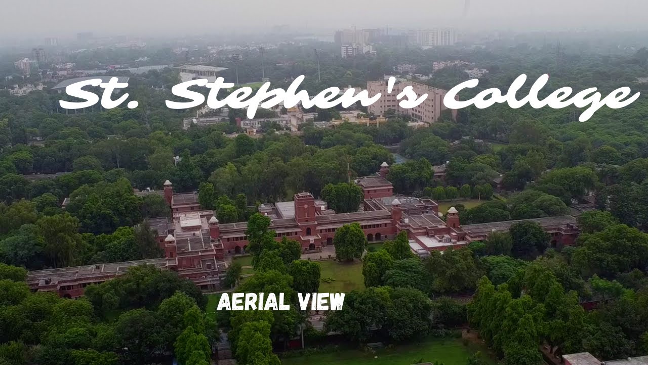St  Stephen's College - Aerial View | Delhi University | 140 years of Glory | Drone Shot