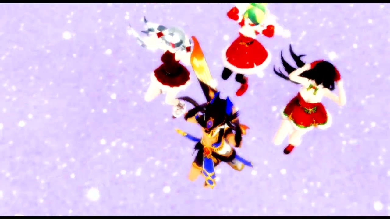 (Mmd Genshin Impact X Oc) Phanelia, Insanity, Habiki, Cyno~A Yuletide Masque