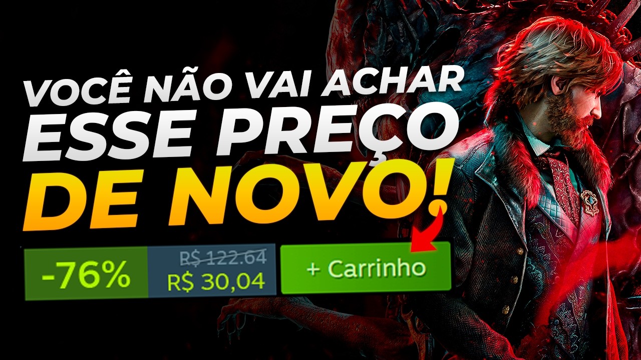 ⚠️ALERTA! Jogo CARO em Promoção EXCLUSIVA, Jogos AAA em Preços HISTÓRICOS + Humble Choice INCRÍVEL