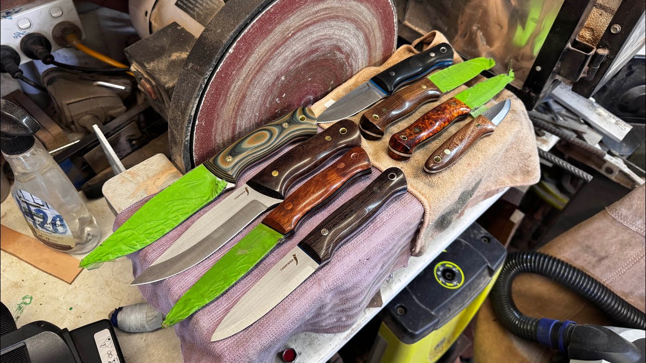 First batch of Bushcraft and hunting knives of 2026. 