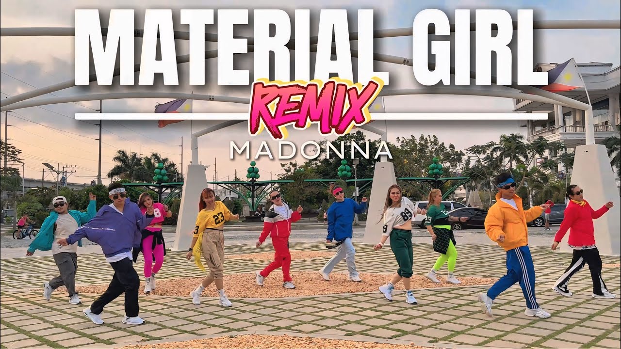 MATERIAL GIRL ( REMIX ) - Madonna | Retro | Dance Fitness | Team Beregud | Newfriendz