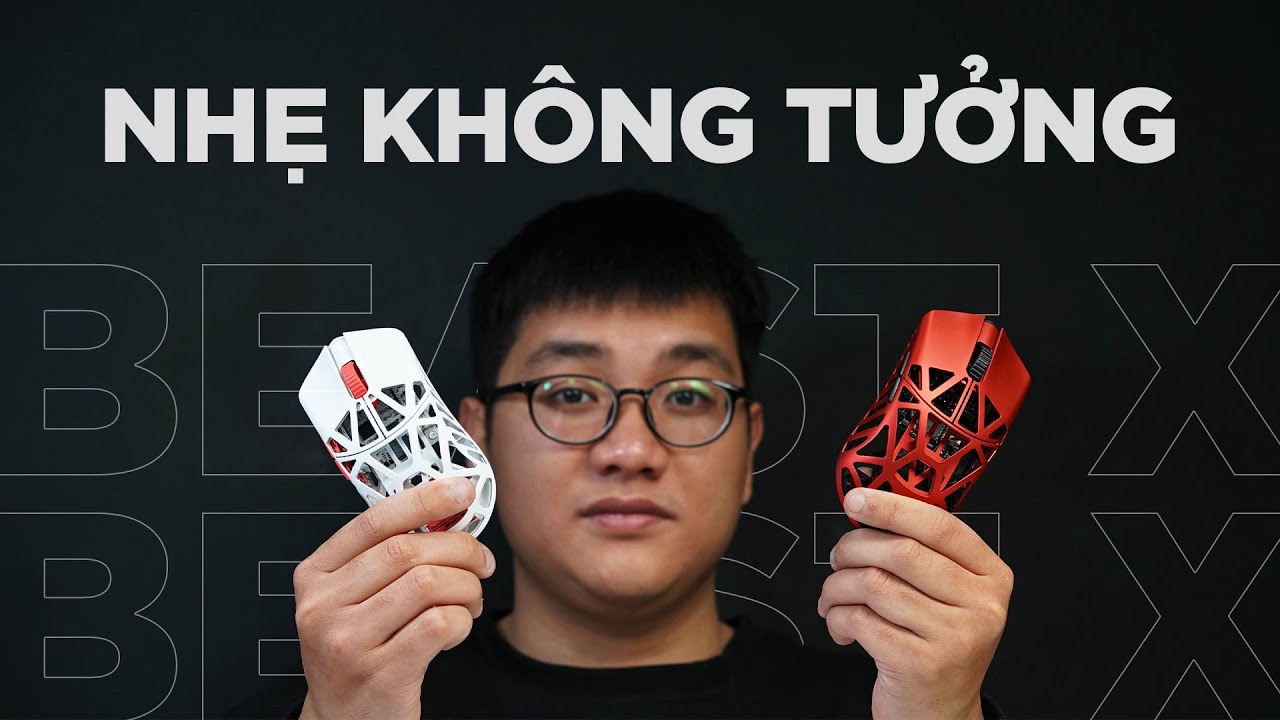 Chuột gaming nhẹ nhất tại VN là đây! Đánh giá WLmouse Beast X và Beast X mini