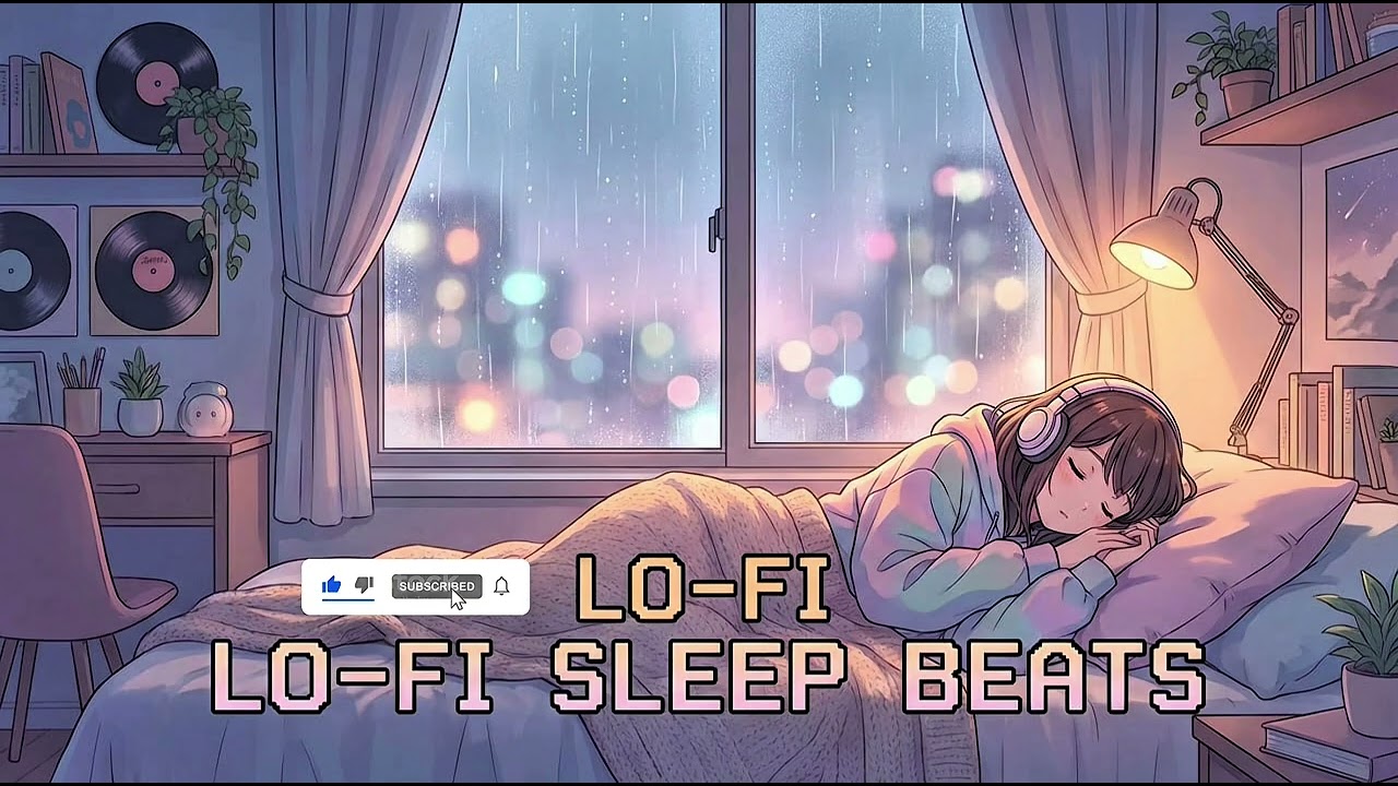 1 Hour Lo-Fi Piano & Rain Sounds 🌙 | Relaxing Study Music | Deep Sleep & Focus Background