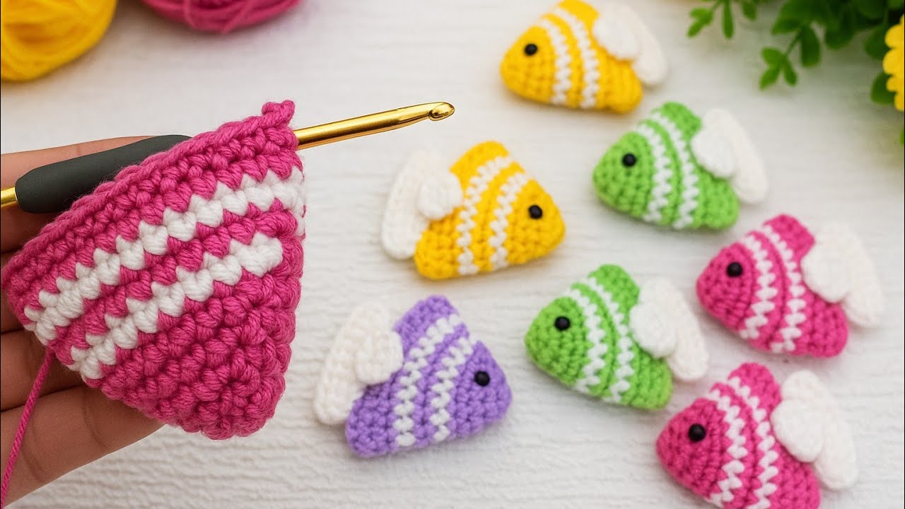 🐠 Make & Sell Crochet Fish Keychains | Cute Handmade Gift Idea for Any Occasion