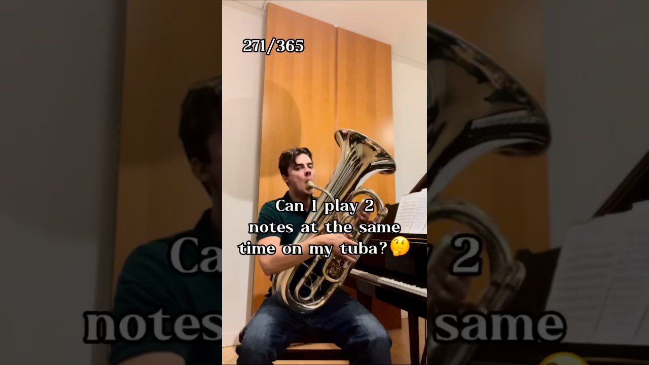 Can I play 2 notes at the same time on my tuba?🤔