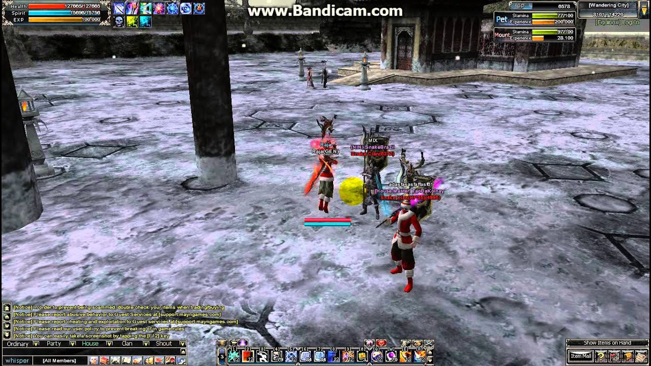 TwelveSky2 Invading Snakes Town