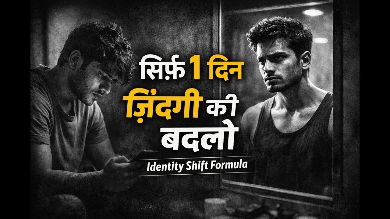 सिर्फ 1 दिन में ज़िंदगी की दिशा बदलो | Identity Shift Formula #discipline #motivation #success #yt