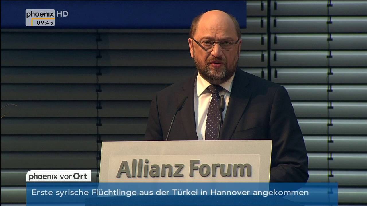 Asyl und Migration in der Europ&auml;ischen Union: Vortrag von Martin Schulz am 04.04.2016