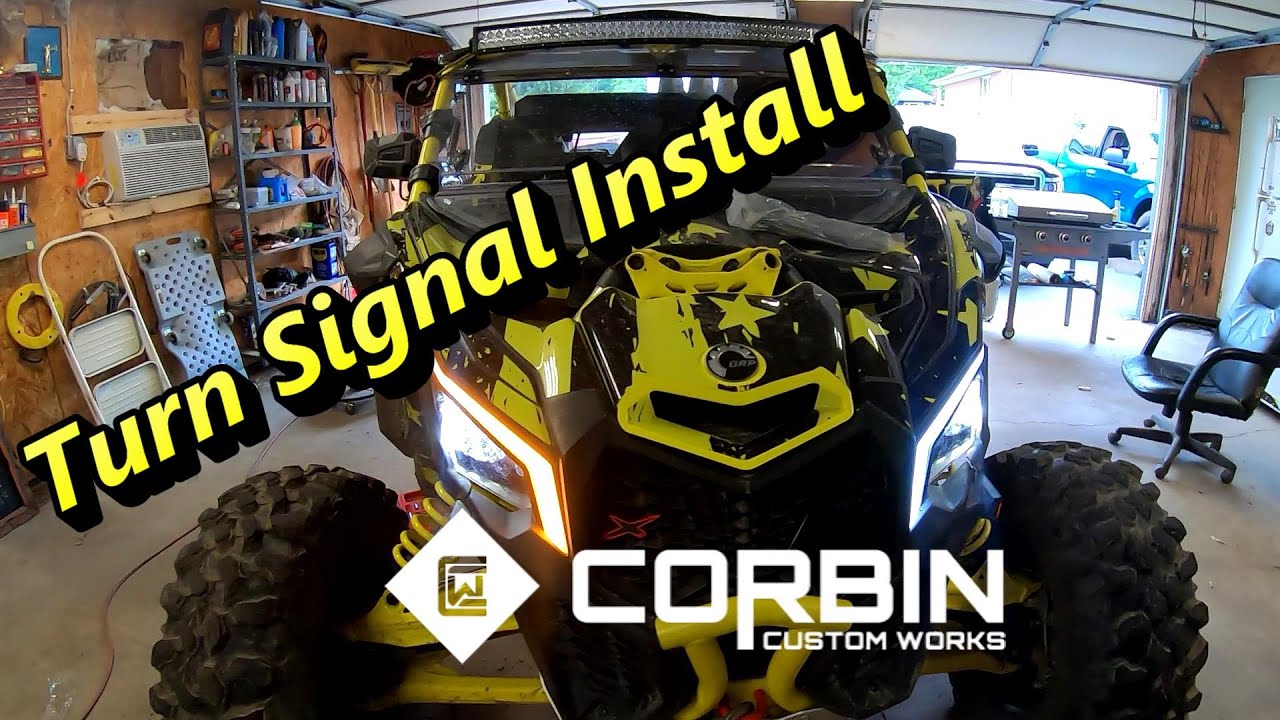 Street Legal Pt 1. CORBIN CUSTOM WORKS Turn Signals, Horn, License Plate Bracket