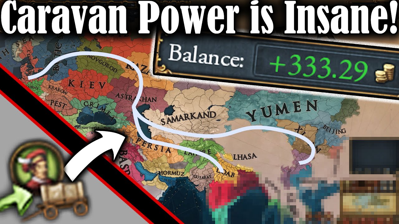 I created a better SILK ROAD with ONLY Merchants and THE Most Misunderstood Modifier in #eu4
