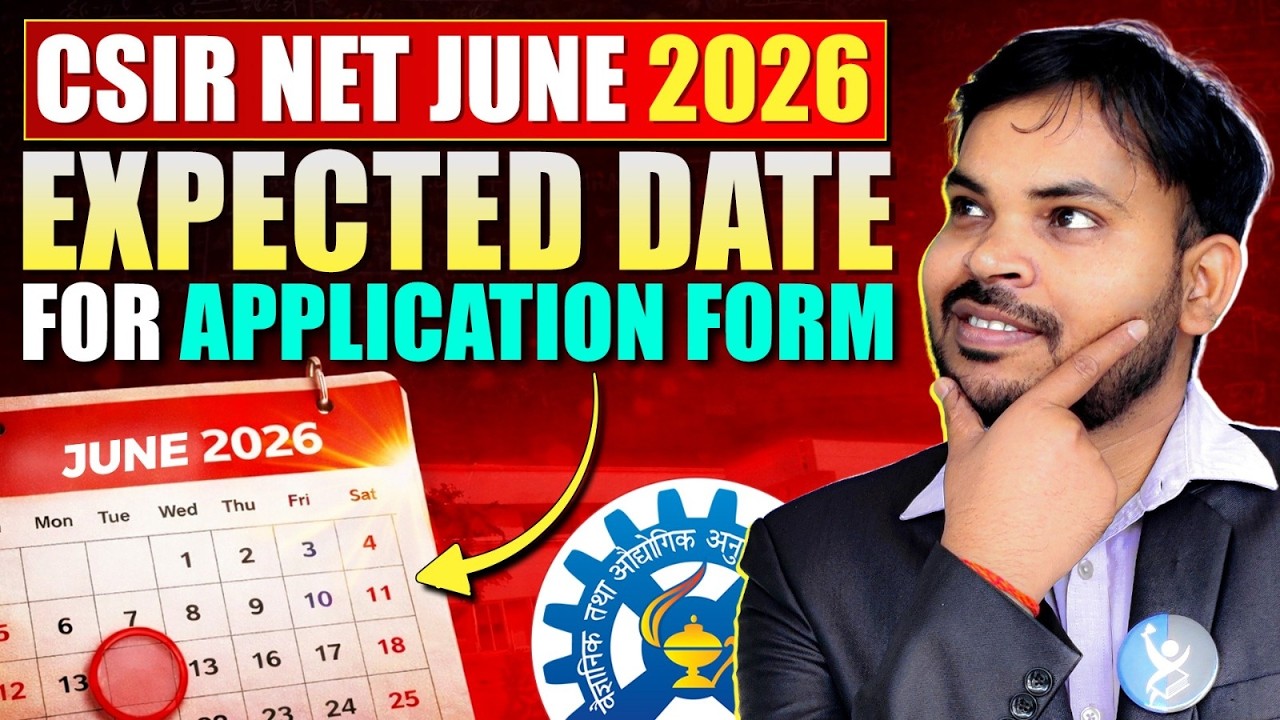 CSIR NET Chemical Science Application Form Expected Date | CSIR NET June 2026 | IFAS