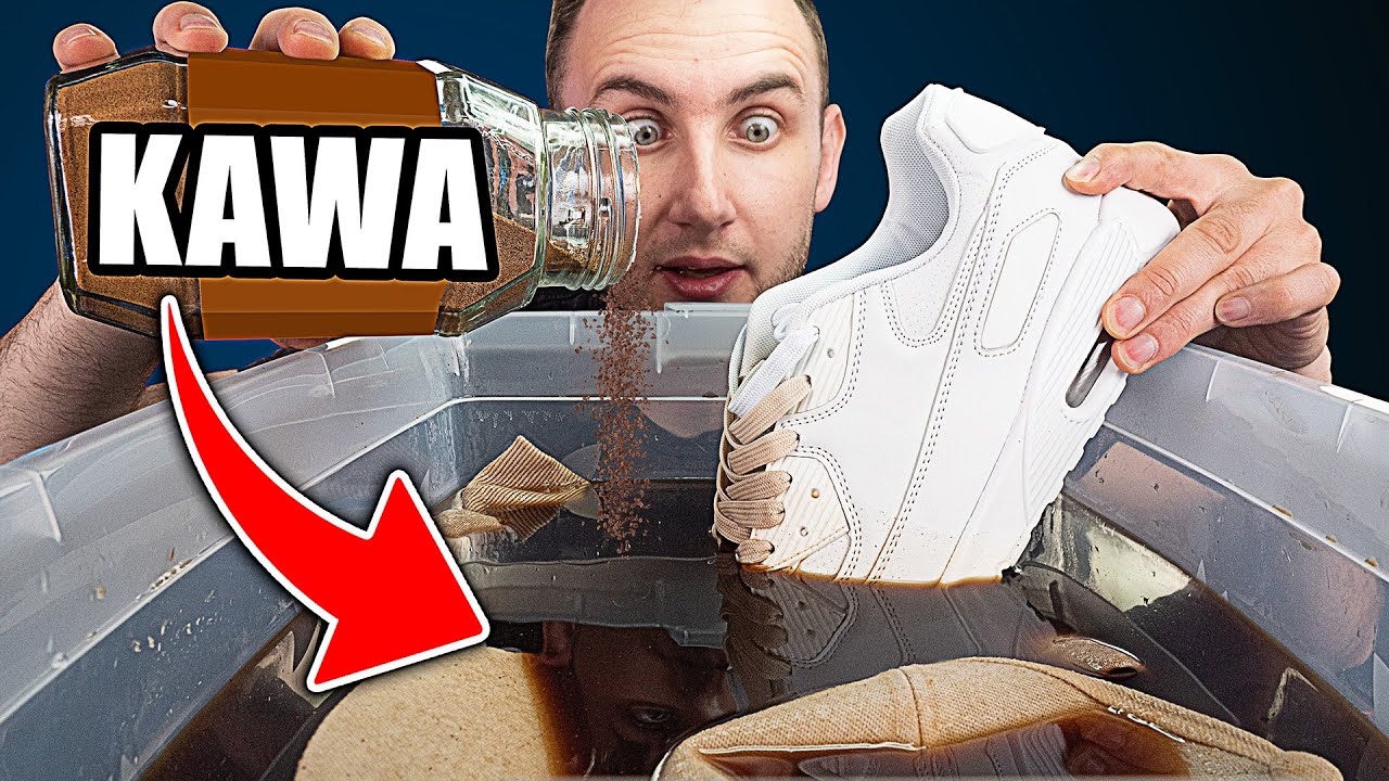 Zrobiłem cały Outfit z kawy - HYDRO DIPPING KAWĄ - butów, dresów, koszulki, skarpetek!
