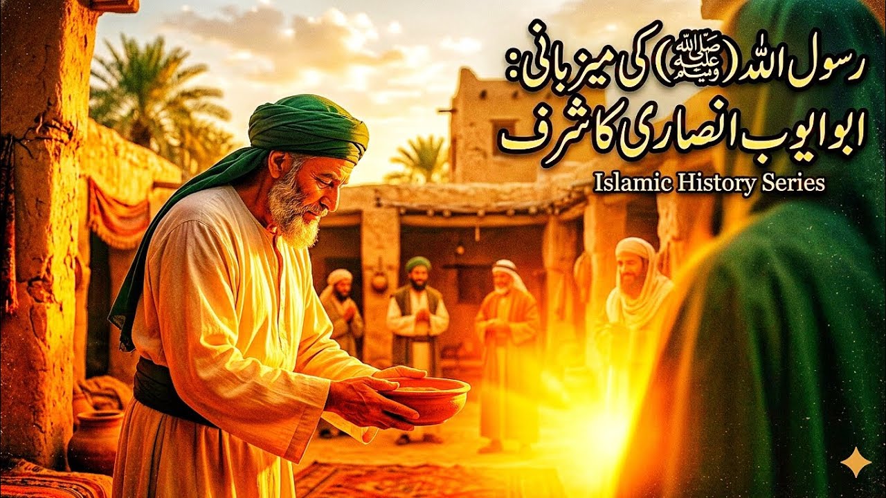 The Beautiful Hospitality of Abu Ayyub Al-Ansari (RA) | Serving Prophet Muhammad ﷺ in Madinah