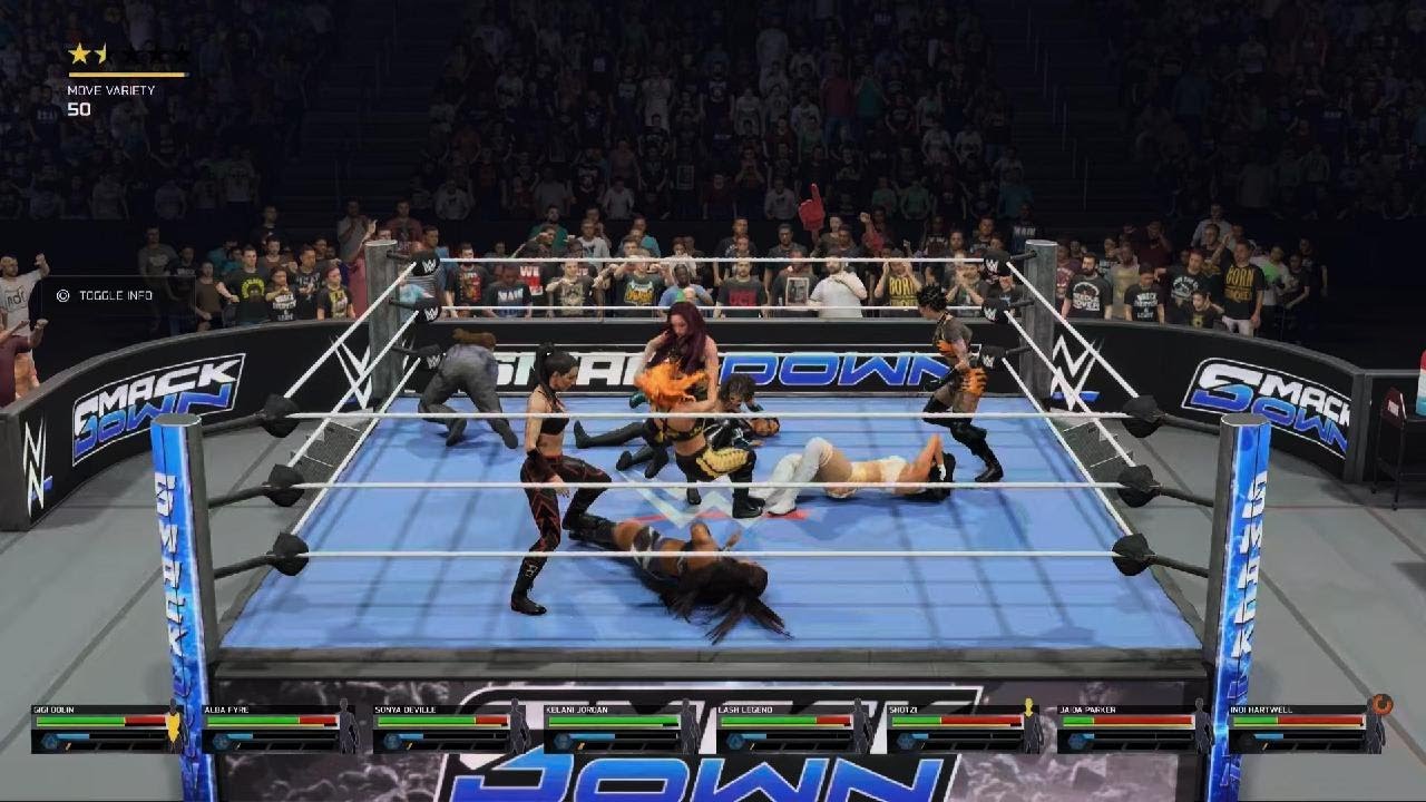 Parker vs Legend vs Deville vs Dolin vs Fyre vs Jordan vs Shotzi vs Hartwell royal rumble qual