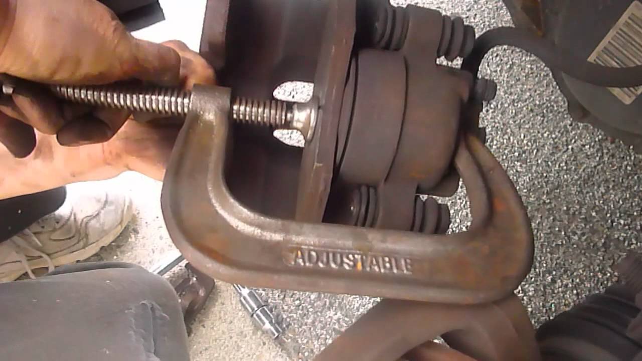 How To replace dodge caravan front brake pad
