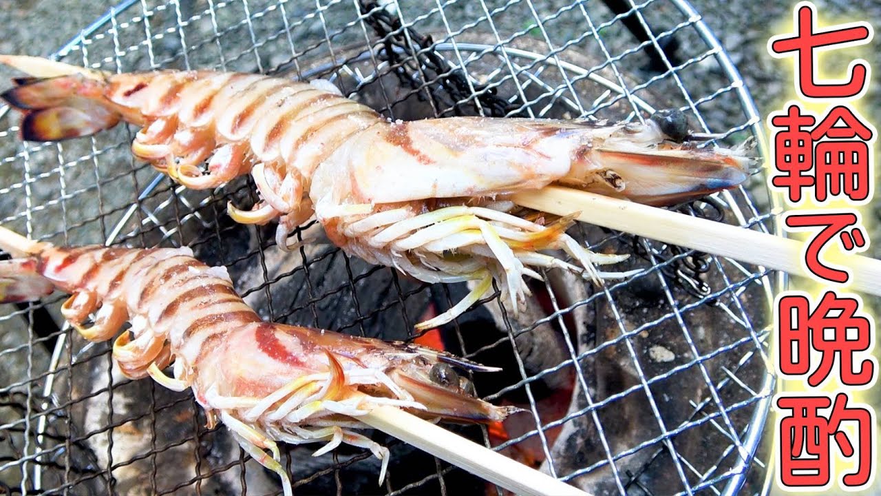 【七輪て晩酌】暑い季節になってきたので、車海老をアテに飲む冷えたビールが美味しすぎた！