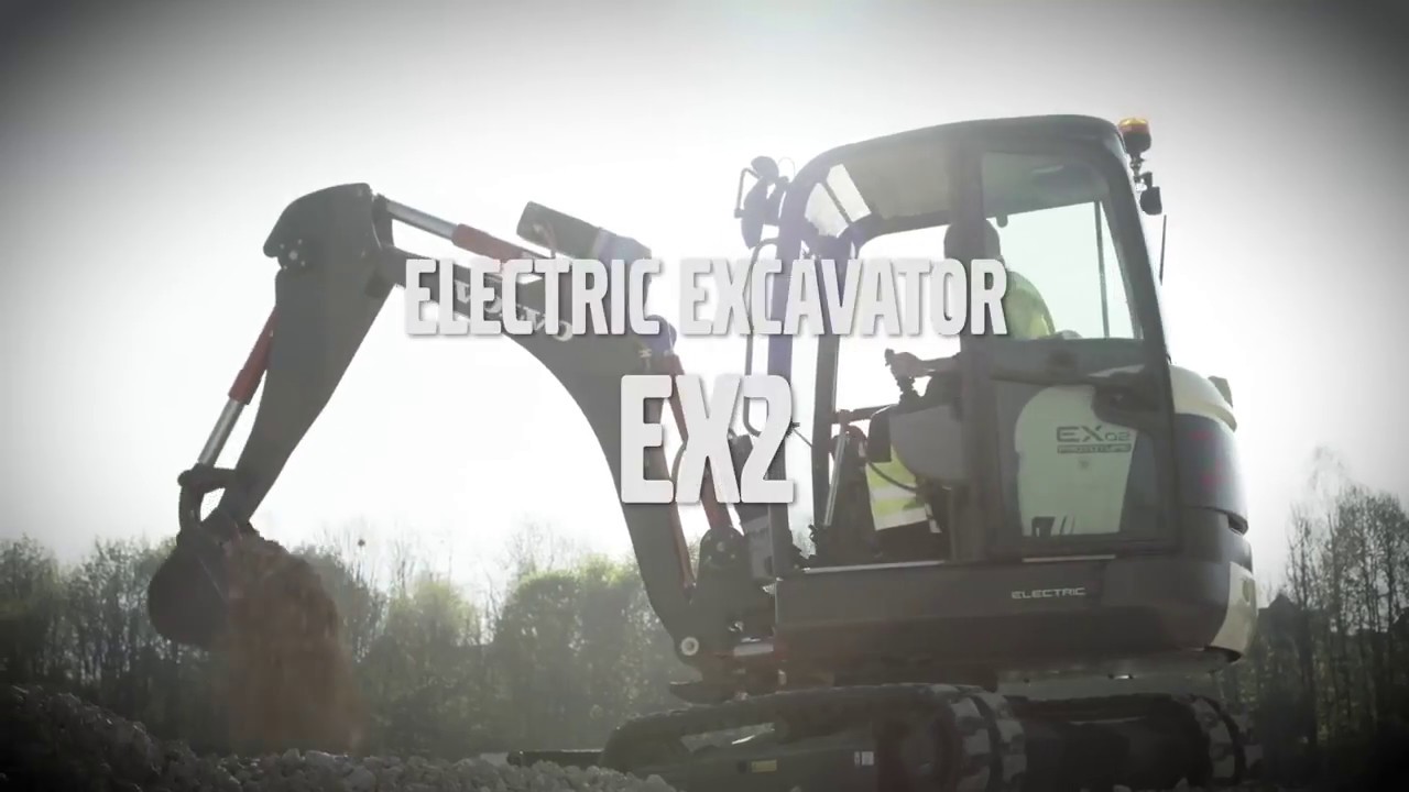Volvo EX2, primera excavadora 100% eléctrica compacta