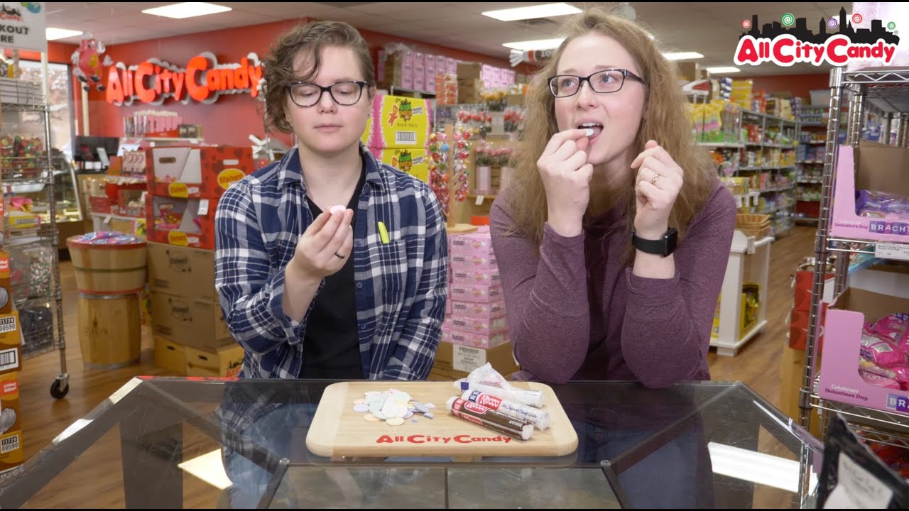 Millennials Try Necco Wafers - All City Candy Taste Test