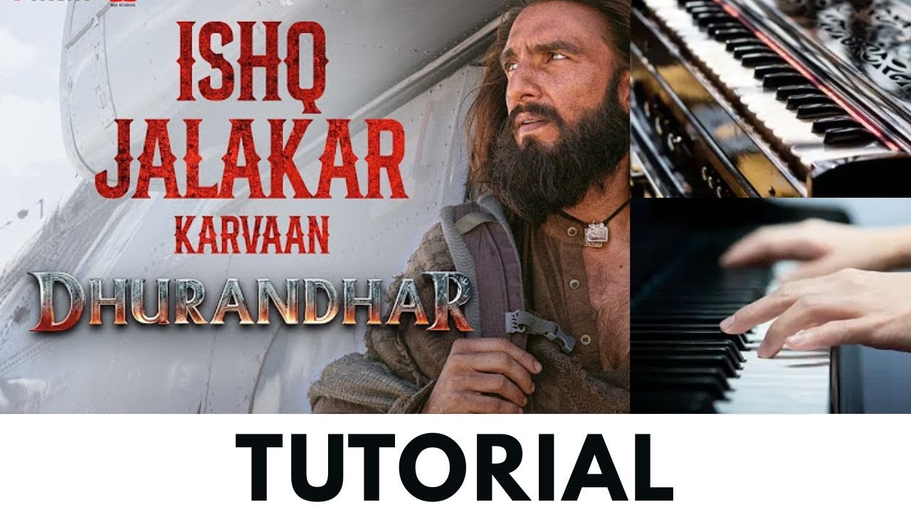Ishq Jalakar - Dhurandhar | Keyboard & Harmonium Tutorial | Easy Notes & Sargam