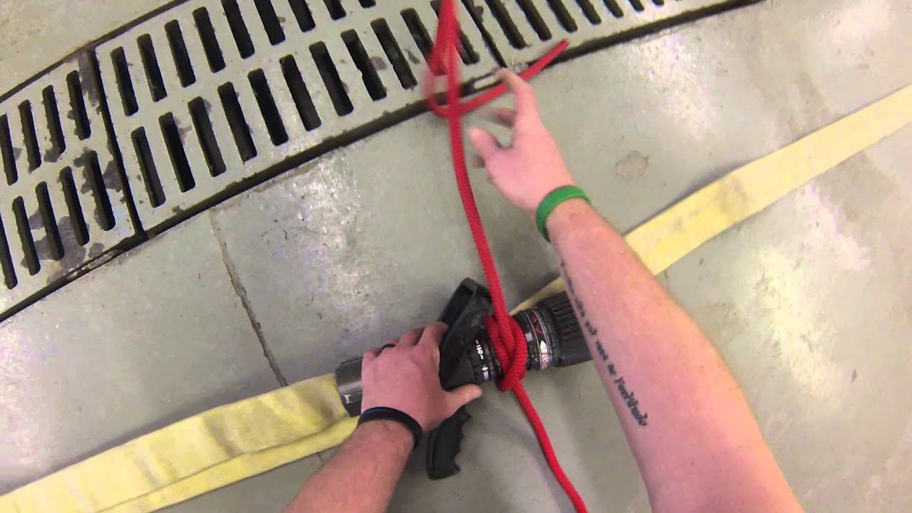 PRI; Clove Hitch hoisting a un-charged hose line