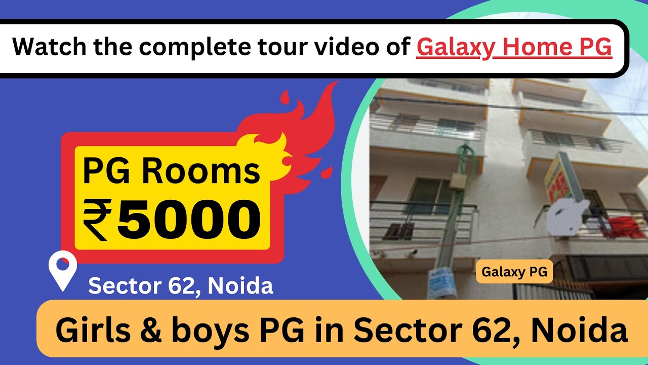 Galaxy Home PG Tour: Complete Review of Girls & Boys PG in Sector 62, Noida | AcademyCheck