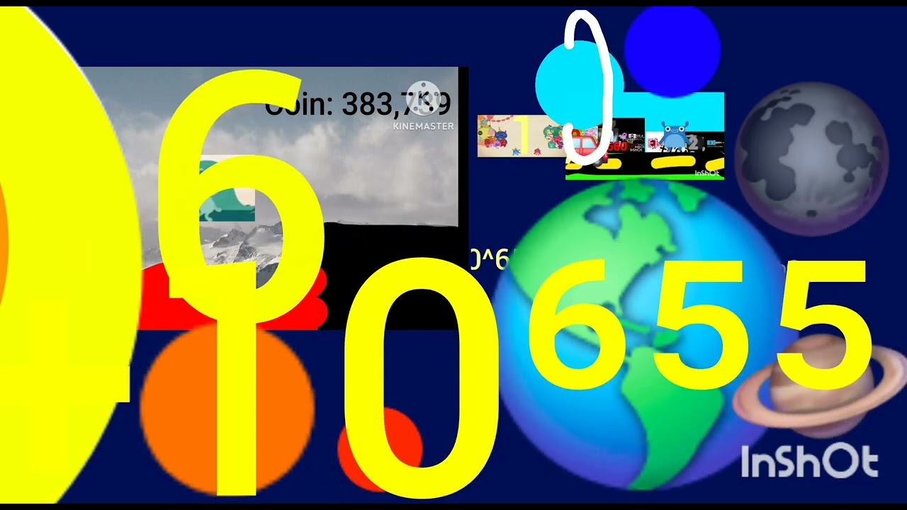 Numbers 0 to Octodeciducentillion in cartoons