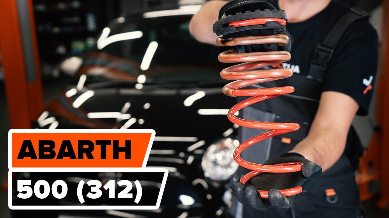 Come sostituire molle di sospensione anteriori su ABARTH 500 (312) [VIDEO TUTORIAL DI AUTODOC]