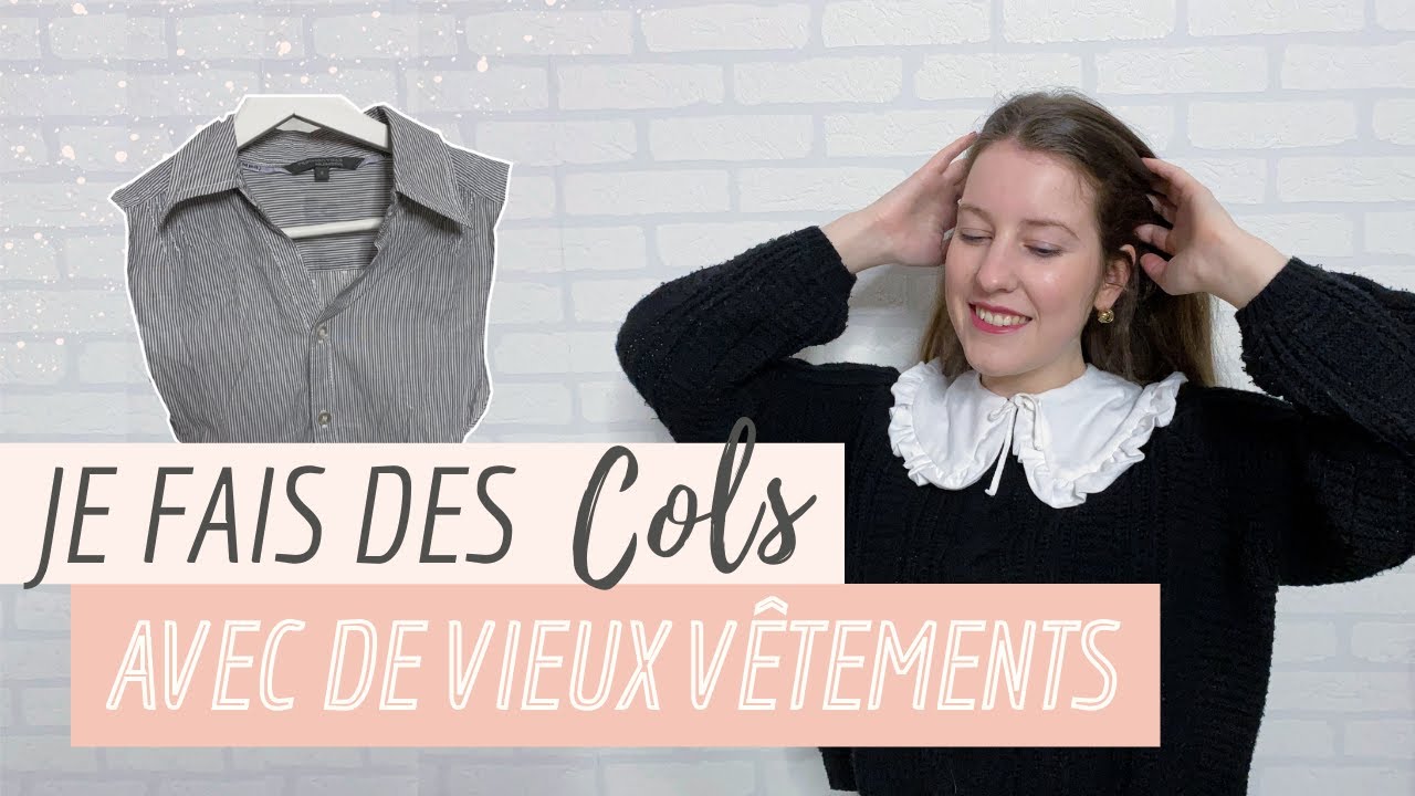 Transformer de vieux vêtements en cols (Upcycling)
