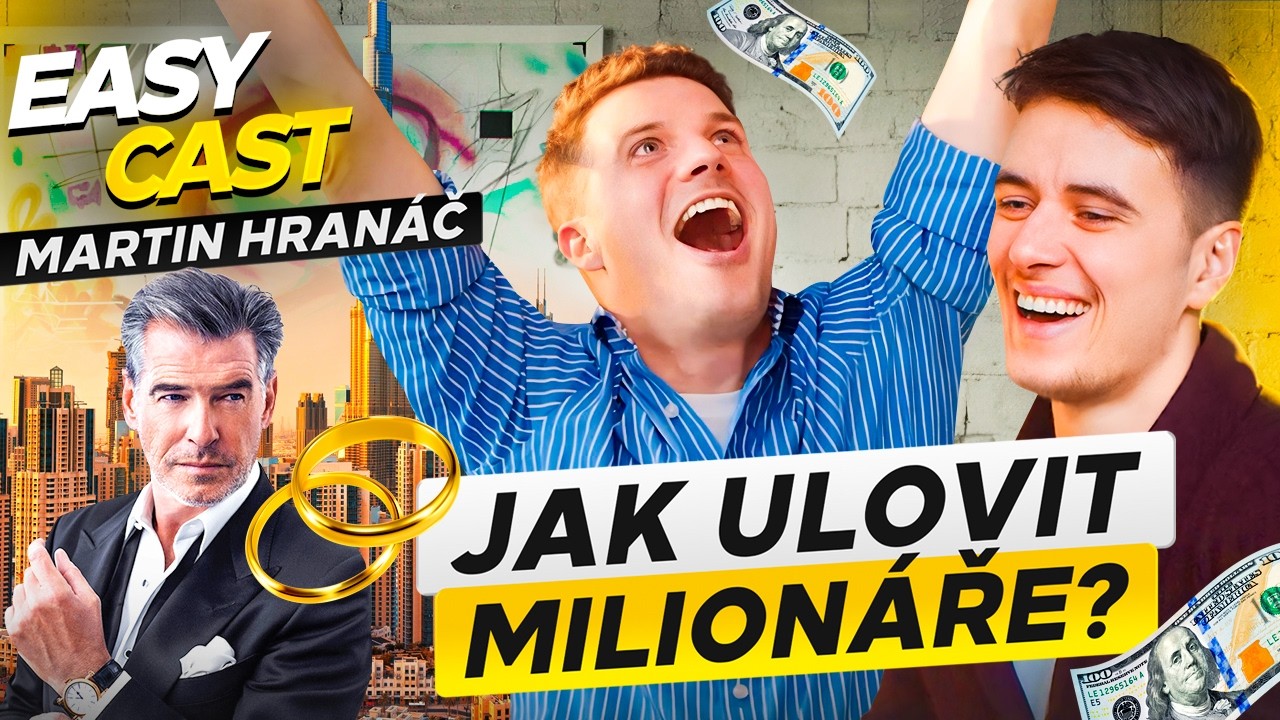 Martin Hran&aacute;č - Jak ulovit milion&aacute;ře? Tohle č&iacute;&scaron;n&iacute;kovi nikdy neř&iacute;kejte!  #EasyCast #Kotak