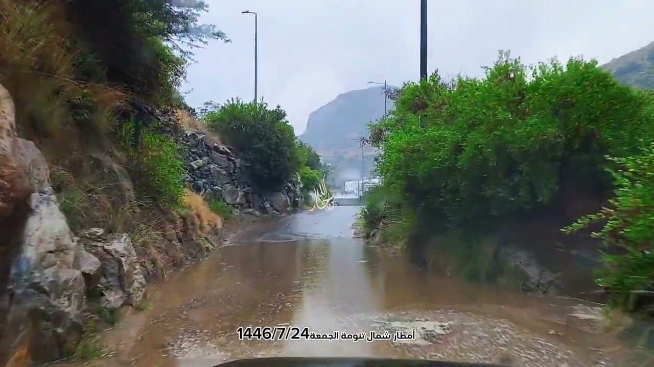 أمطار شمال تنومة الجمعة1446/7/24#اكسبلور #travel #السعودية #لايك #ترند #امطار #nature