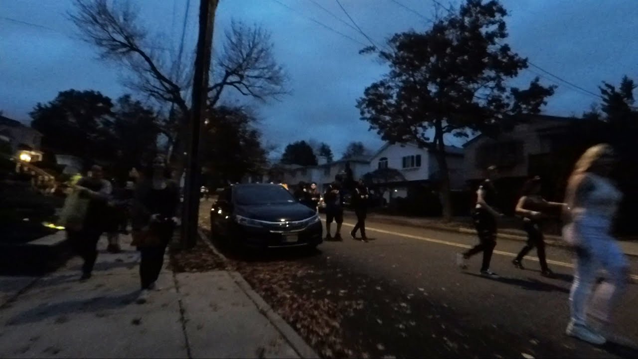 Windy Evening Halloween Walk Till Dusk