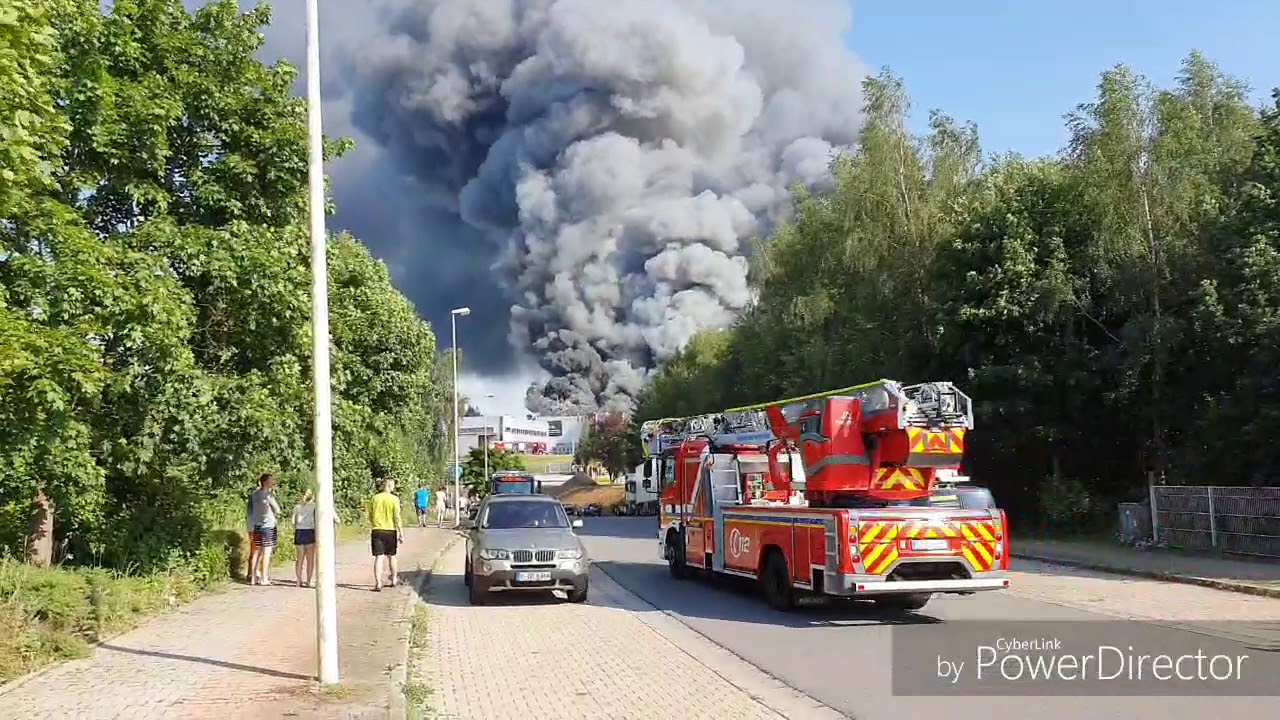 Großbrand Galvanotechnick Unterheinsdorf - 26.06.2019