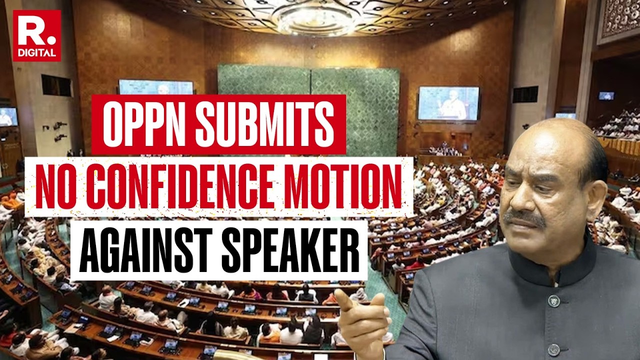 BREAKING: 118 MPs Sign No Confidence Motion Against Lok Sabha Speaker OM Birla, TMC Skips Signing