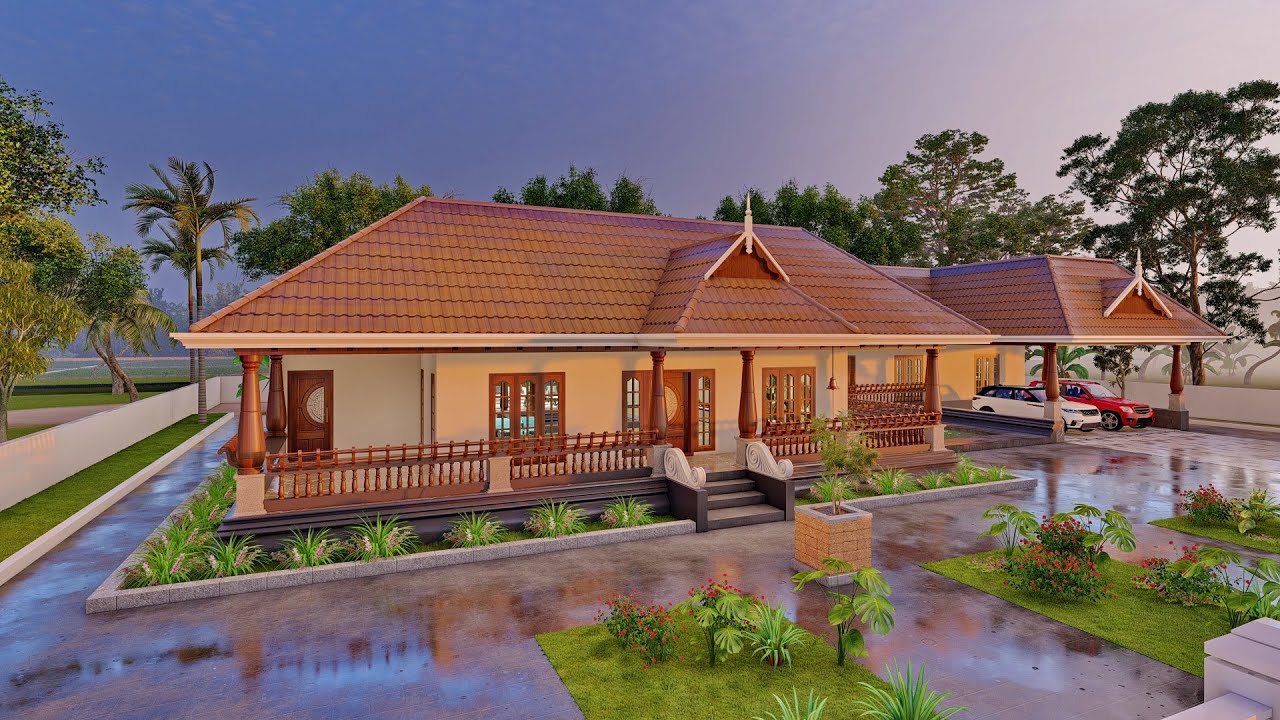 നാലുകെട്ട് | 10 സെന്റിൽ 1750 sqft ൽ interior ഉൾപ്പെടെ  ഒറ്റനിലയിൽ 4 ബെഡ്‌റൂം സ്വപ്ന വീട് /Hometour
