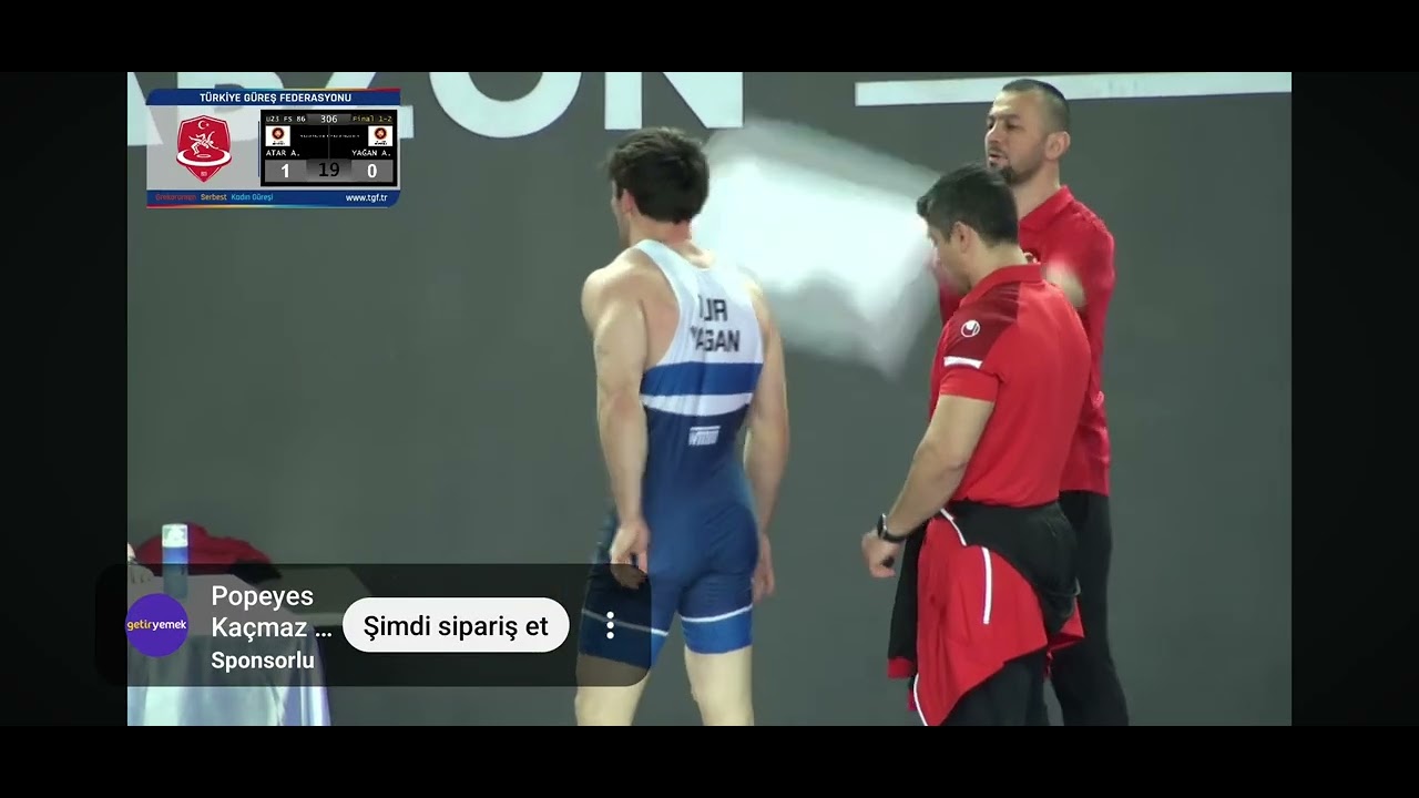 2026 U23 Türkiye Serbest Stil Şampiyonası 86kg. Aloeren ATAR/Ahmet YAĞAN Trabzon 