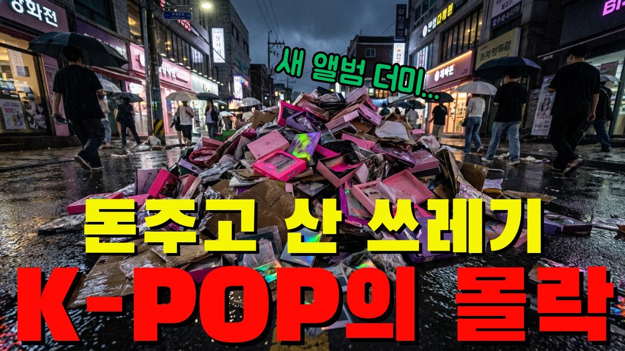 몰락하는 K-POP 제국, 팬들은 왜 앨범을 쓰레기통에 처박았나?
