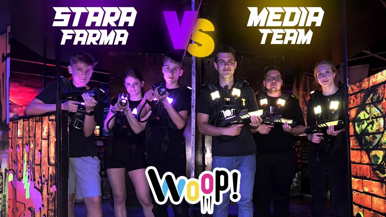 Z PRIJATELJI SMO SE ŠLI STRELAT! (WOOP LASER TAG) [SLO]