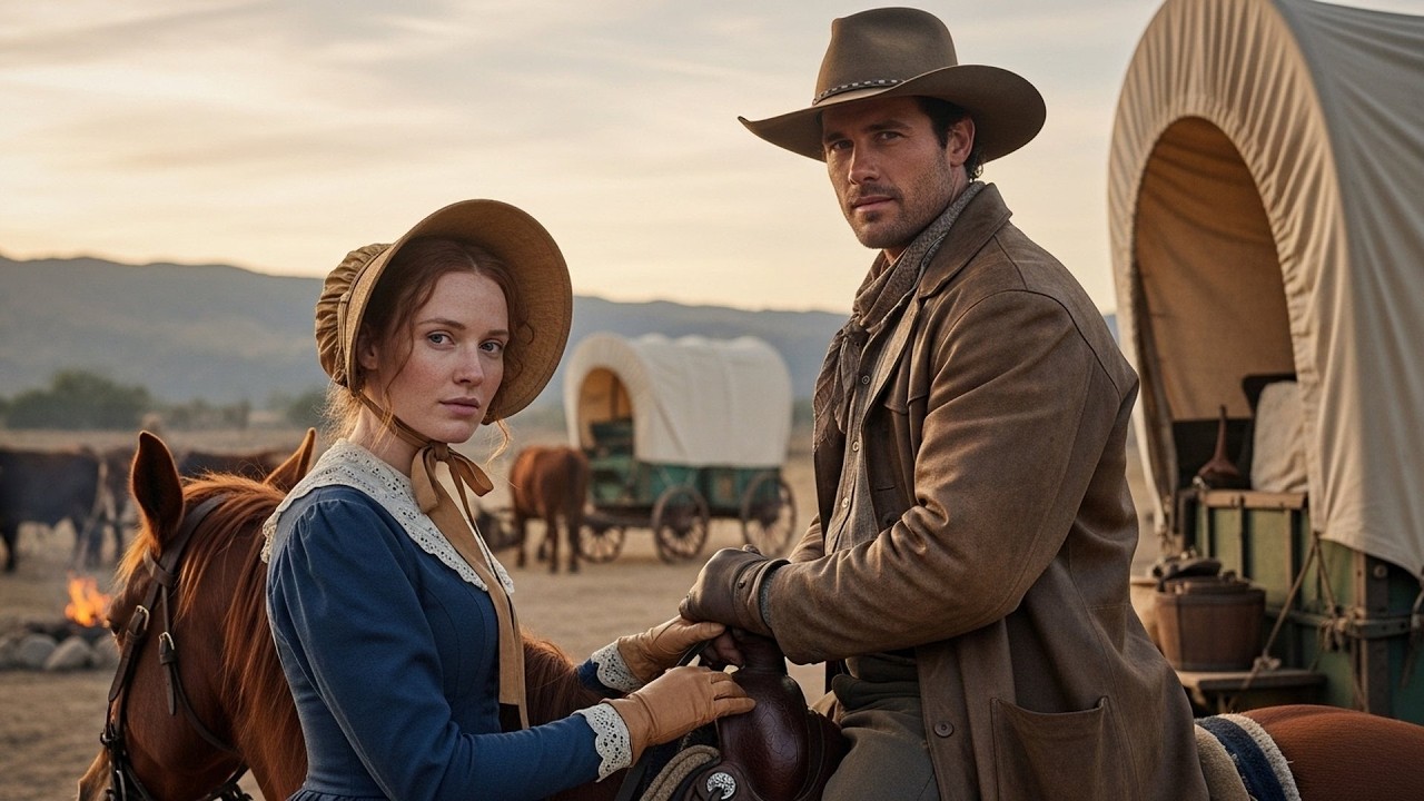 She Was Traveling With A Wagon Train Alone, The Cowboy Rode Beside Her Until She Wasn't Anymore