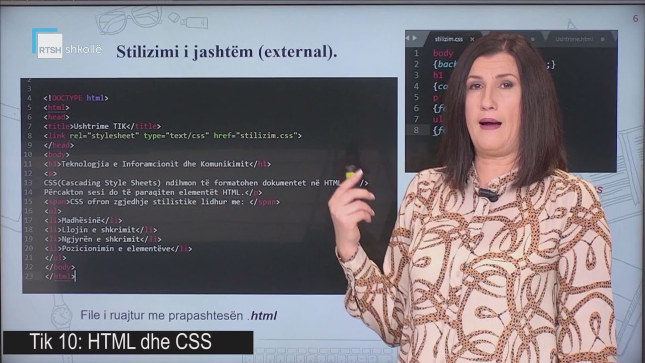 TIK 10 - HTML dhe CSS